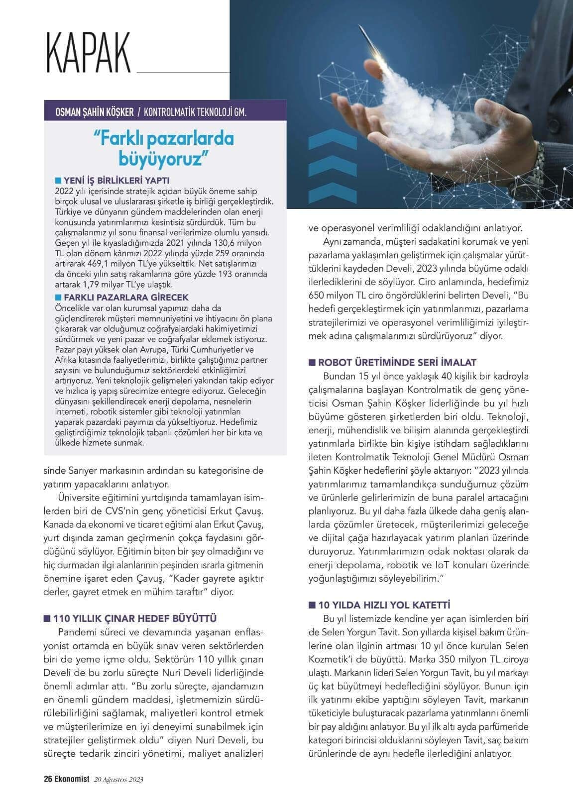 40 Yaş Altı 40 Genç CEO