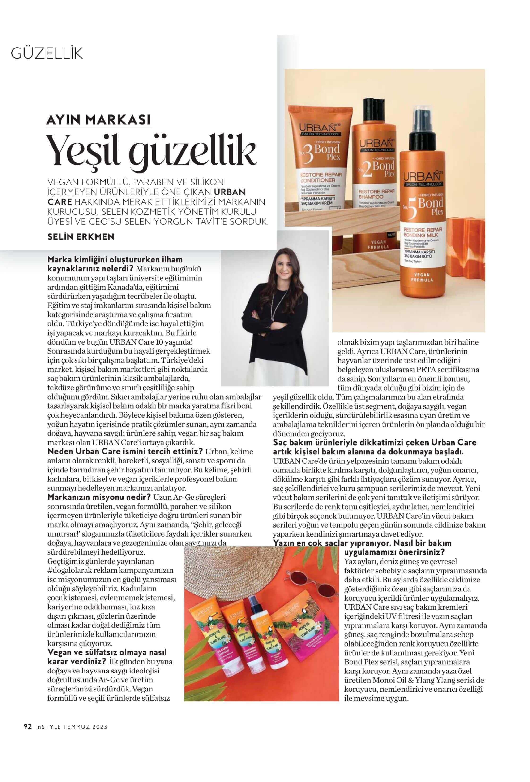 Ayın Markası Yeşil Güzellik