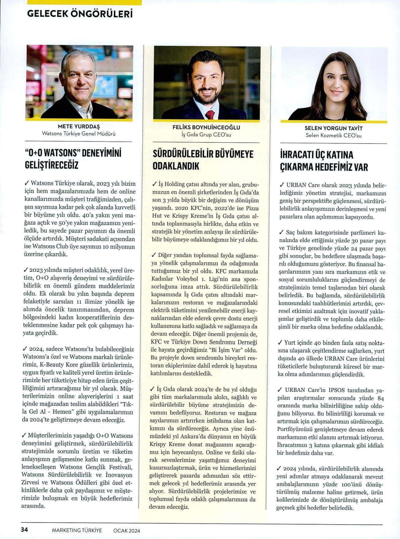 Liderlerin 2024 Gündemi